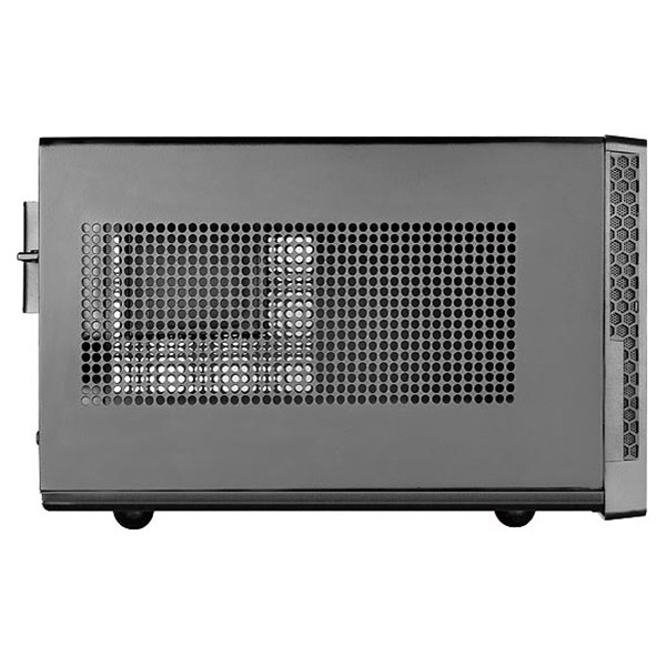 Зовнішній вигляд Корпус SILVERSTONE Sugo SG13 Faux Aluminum Black (SST-SG13B-Q)