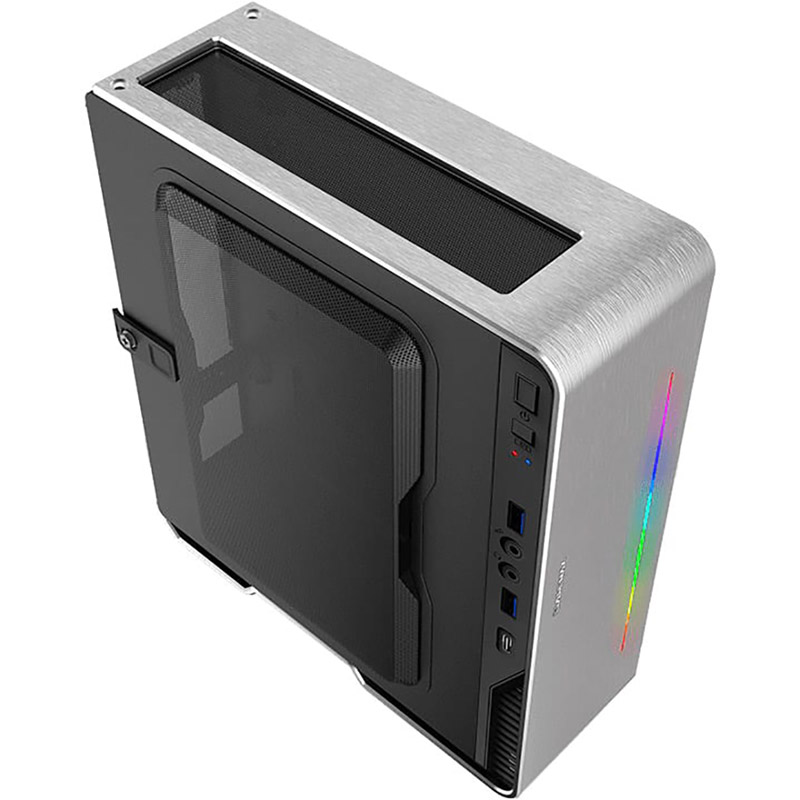 Корпус GAMEMAX Violin Silver Розмір материнської плати (макс.) Mini-ITX, Thin Mini-ITX