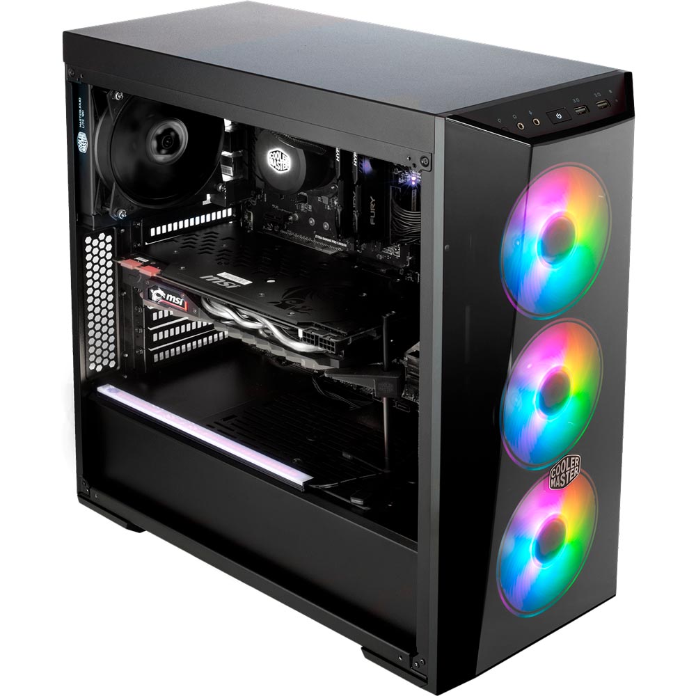 Корпус CoolerMaster MasterBox Lite 5 ARGB (MCW-L5S3-KGNN-05) Максимальна довжина відеокарти 400