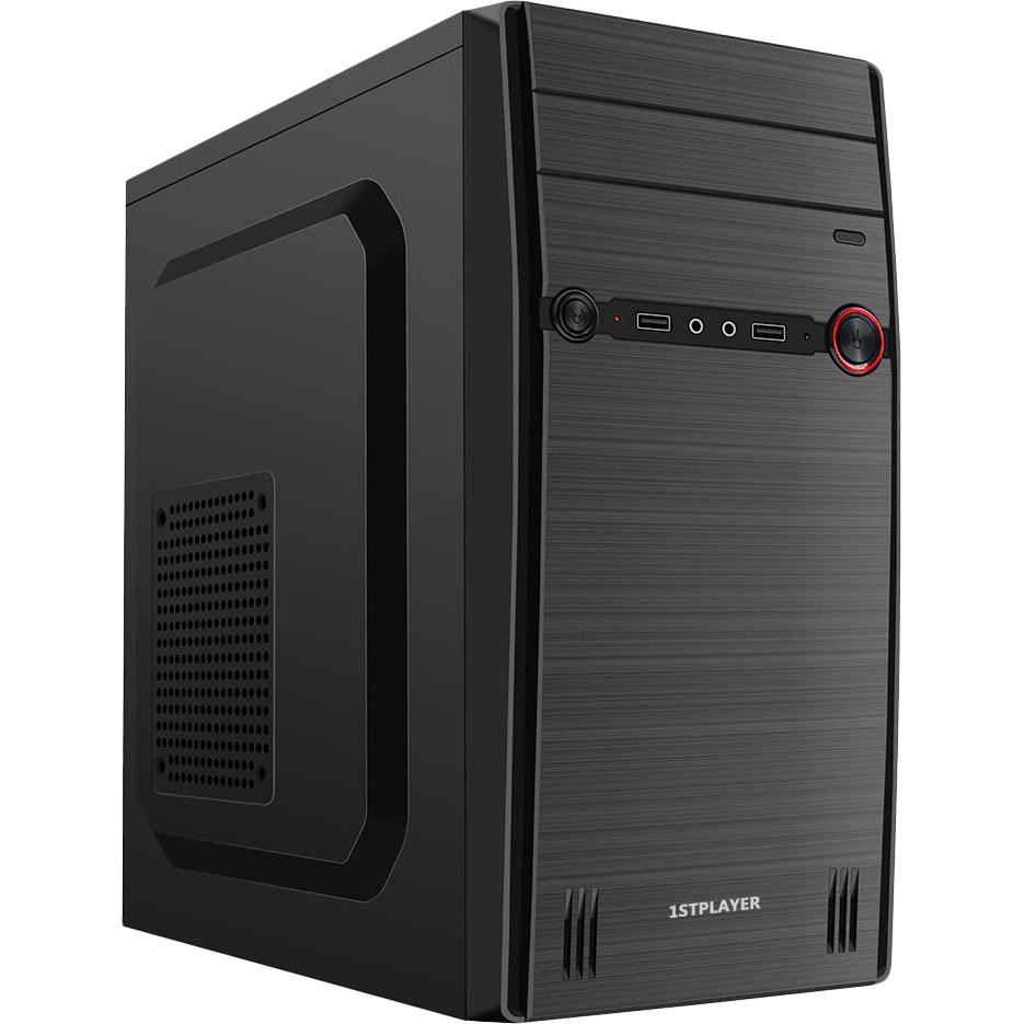 Корпус 1STPLAYER M5-450PLS Black 450W (M5-450PLS) Назначение для настольного компьютера