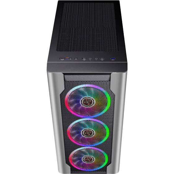 Корпус 1STPLAYER DX-4R1-PLUS-BK Color LED Black без БП Тип Midi-Tower