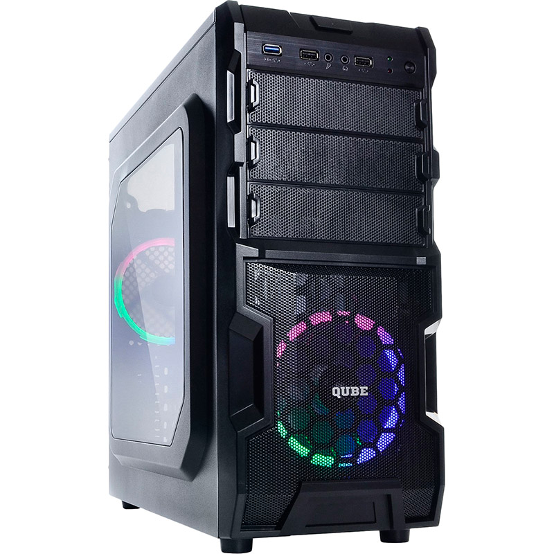 

Корпус QUBE QB932A Black (QB932A_W3NU3), без БП QB932A