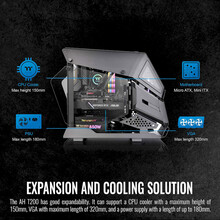 Корпус THERMALTAKE AH T200 Black mATX (CA-1R4-00S1WN-00)