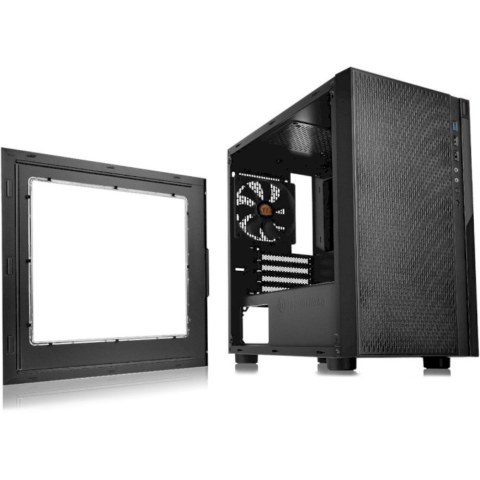 Корпус THERMALTAKE Versa H18 mATX Black (CA-1J4-00S1WN-00) Тип Mini (Micro)-Tower