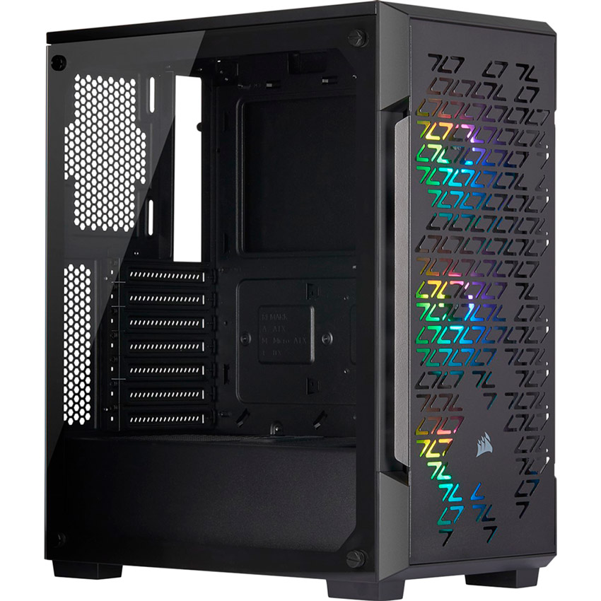 Корпус CORSAIR iCUE 220T RGB Airflow Black (CC-9011173-WW) Призначення для настільного комп'ютера