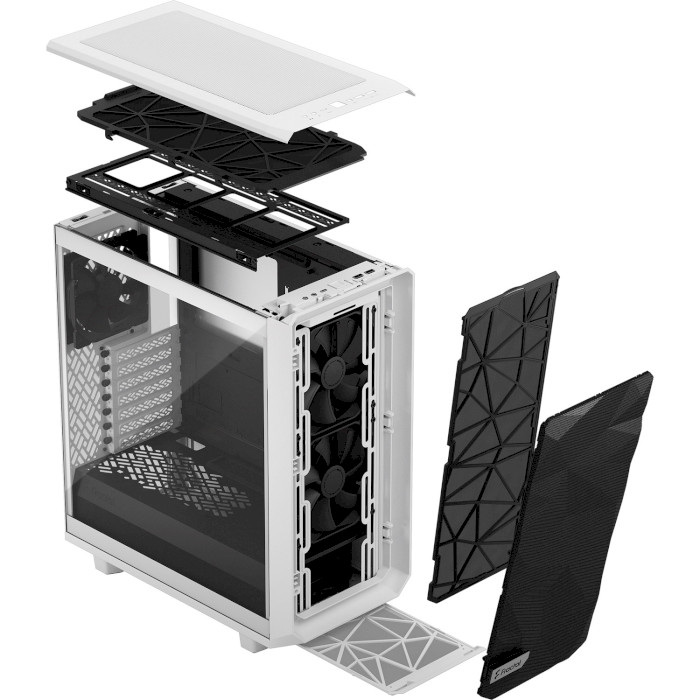 Покупка Корпус FRACTAL DESIGN Meshify 2 Compact White TG CT (FD-C-MES2C-05)