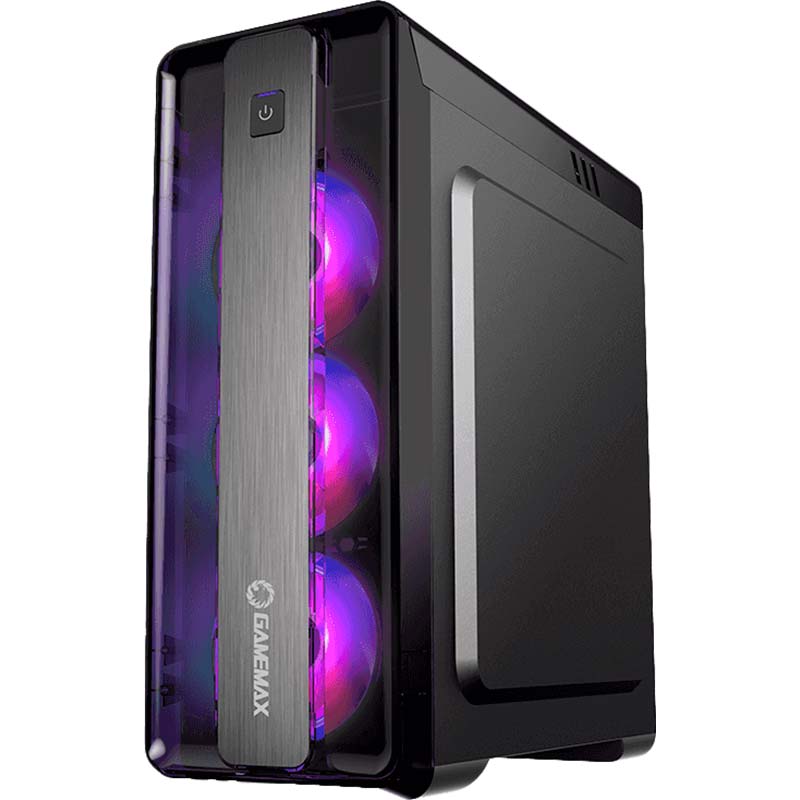 Корпус GAMEMAX Moonlight FRGB-Black Тип Midi-Tower