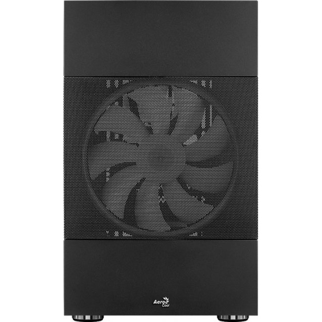 Корпус Aerocool Atomic Black Mini Tower ARGB Glass side panel (Atomic-G-BK-v1) Максимальная длина видеокарты 347