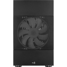 Корпус Aerocool Atomic Black Mini Tower ARGB Glass side panel (Atomic-G-BK-v1)