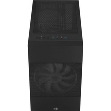 Корпус Aerocool Atomic Black Mini Tower ARGB Glass side panel (Atomic-G-BK-v1)