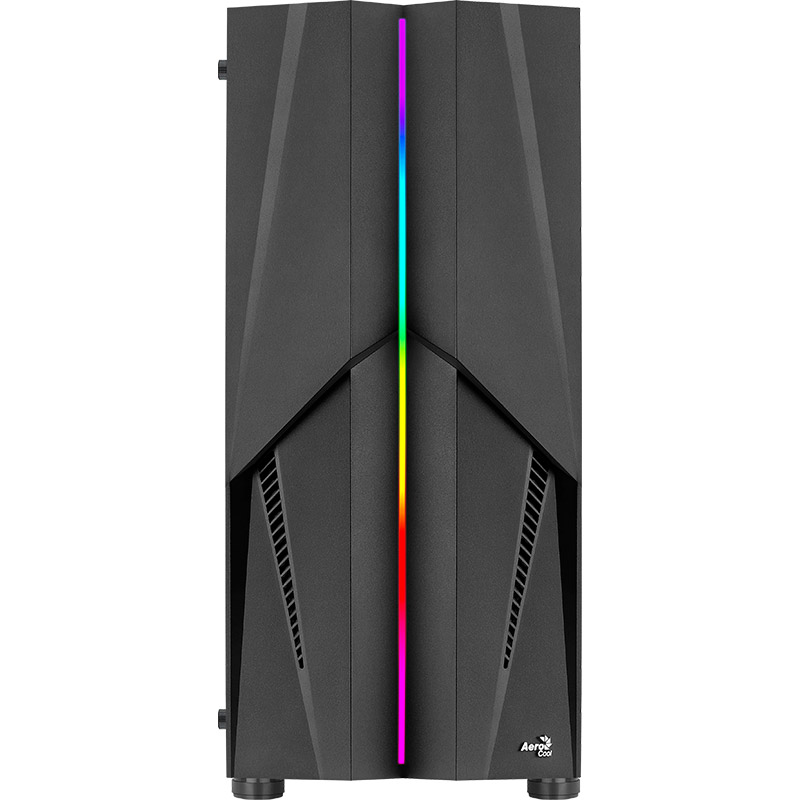 Корпус Aerocool Mecha Black Mid Tower RGB Glass side panel (Mecha-G-BK-v1) Призначення для настільного комп'ютера