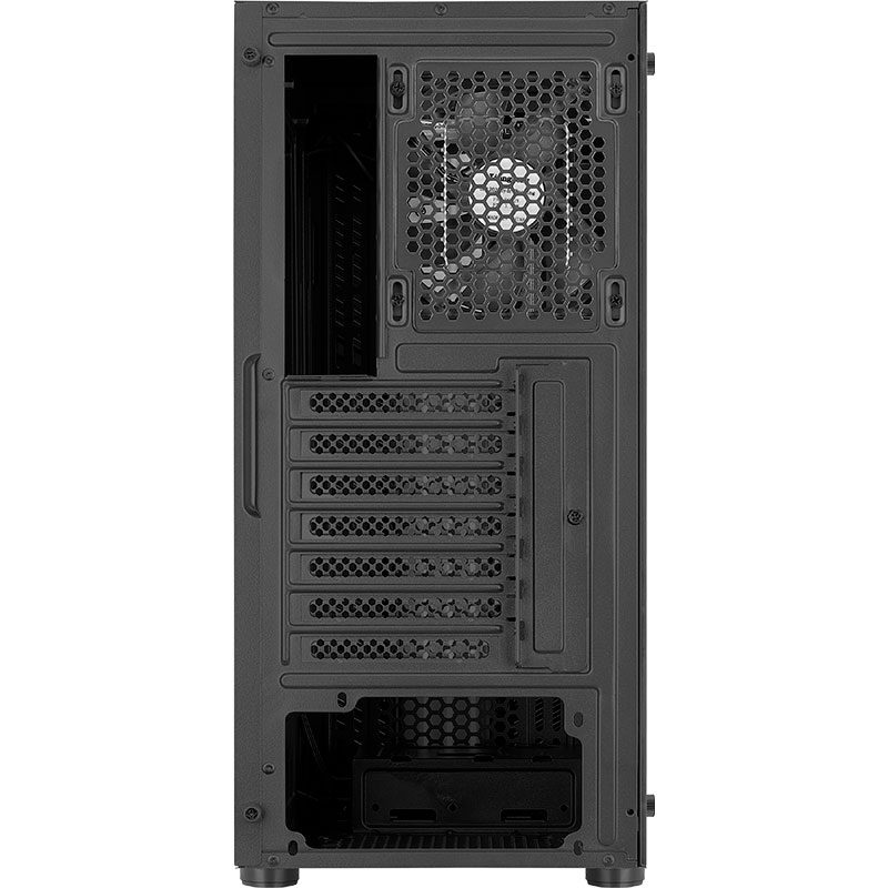 В Україні Корпус Aerocool Mecha Black Mid Tower RGB Glass side panel (Mecha-G-BK-v1)