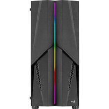 Корпус Aerocool Mecha Black Mid Tower RGB Glass side panel (Mecha-G-BK-v1)