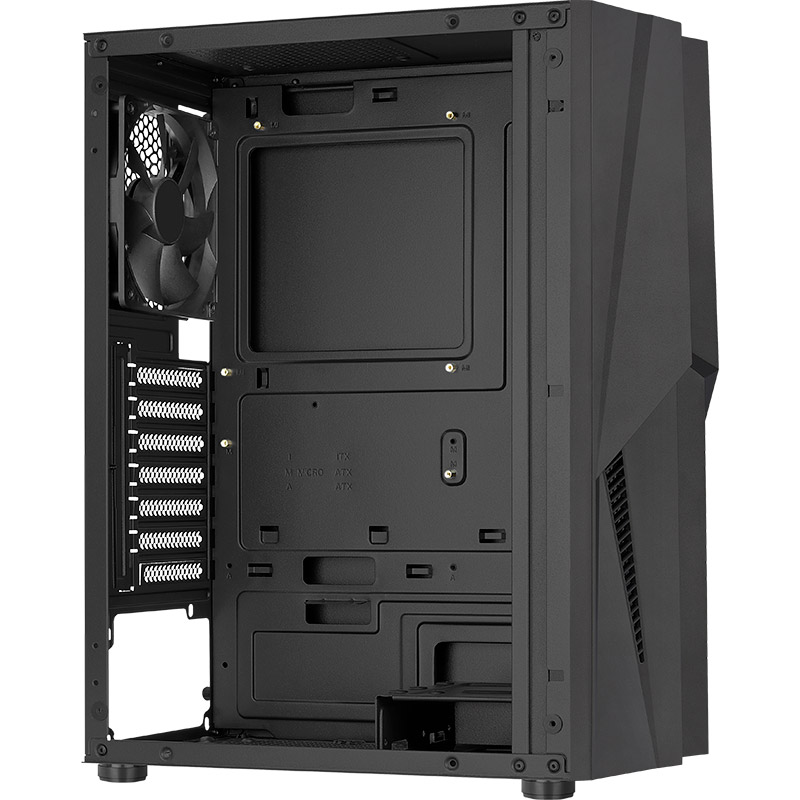 Замовити Корпус Aerocool Mecha Black Mid Tower RGB Glass side panel (Mecha-G-BK-v1)