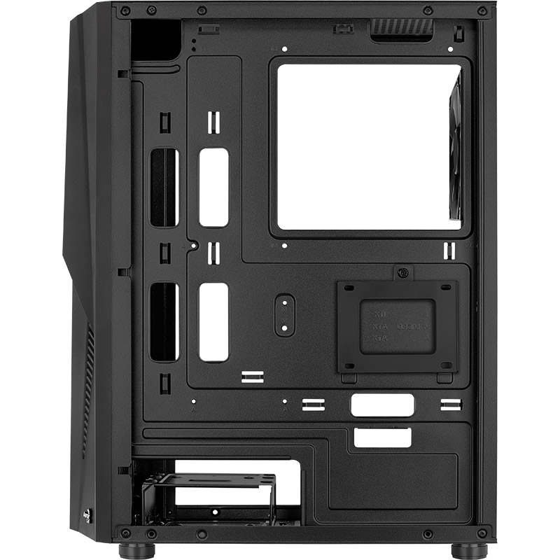 Зображення Корпус Aerocool Mecha Black Mid Tower RGB Glass side panel (Mecha-G-BK-v1)