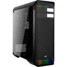 Корпус Aerocool Aero-500G RGB Tempered Glass Black