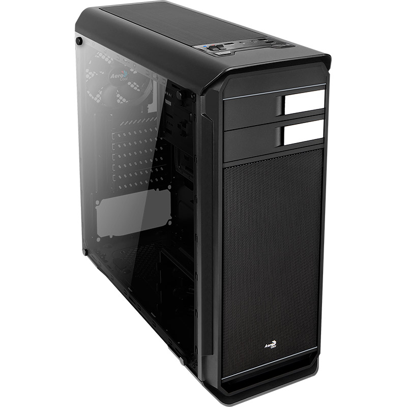 Корпус Aerocool Aero-500G RGB Tempered Glass Black Тип Midi-Tower