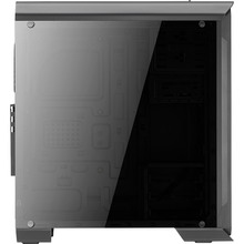 Корпус Aerocool Aero-500G RGB Tempered Glass Black