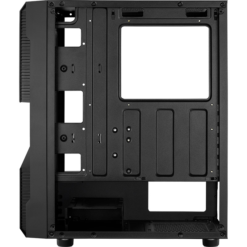 Зовнішній вигляд Корпус Aerocool Menace Saturn FRGB-G-BK-v1 Black Mid Tower FRGB (Menace FRGB-G-BK-v1)