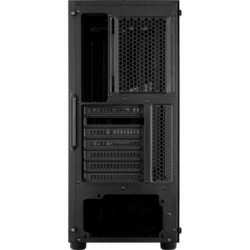 Фото Корпус Aerocool Menace Saturn FRGB-G-BK-v1 Black Mid Tower FRGB (Menace FRGB-G-BK-v1)