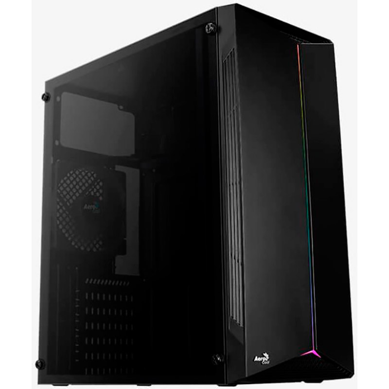 Корпус AEROCOOL Split-A-BK-v1 Black Mid Tower RGB (Split-A-BK-v1) Призначення для настільного комп'ютера