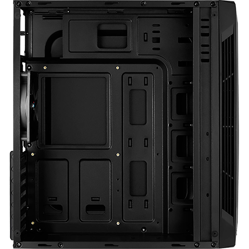 Зовнішній вигляд Корпус AEROCOOL Split-A-BK-v1 Black Mid Tower RGB (Split-A-BK-v1)