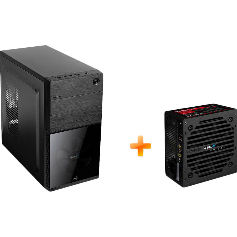

Корпус Aerocool CS-105 Black + БП VX PLUS 350 (CS-105 w/350W), PGS CS-105 (Black) + БП VX PLUS 350