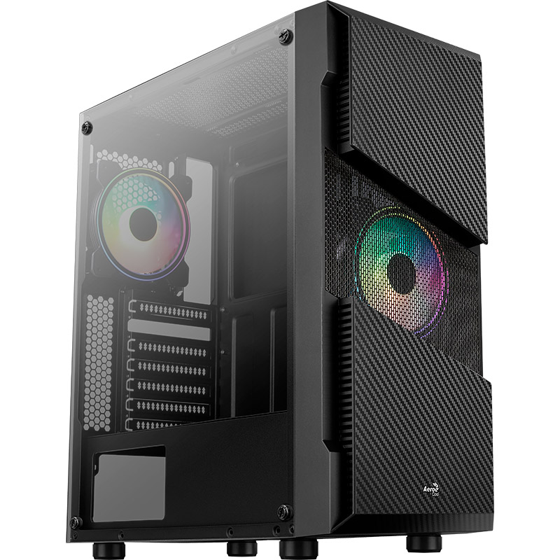 

Корпус Aerocool Menace Saturn RGB-G-BK-v1 Black Mid Tower RGB (Menace RGB-G-BK-V1), Menace Saturn RGB-G-BK-v1 Black Mid Tower RGB