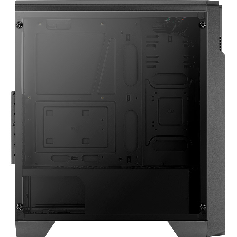 Корпус AEROCOOL Ore Saturn FRGB-G-BK-v1 Black Mid Tower FRGB (Ore FRGB-G-BK-v1) Розмір материнської плати (макс.) ATX