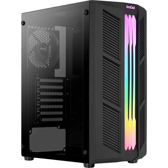 Корпус Aerocool Prime-G-BK-v1 Black Mid Tower RGB (Prime-G-BK-v1)