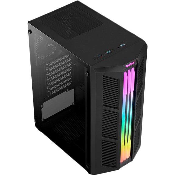 Корпус Aerocool Prime-G-BK-v1 Black Mid Tower RGB (Prime-G-BK-v1) Тип Midi-Tower