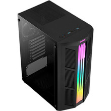 Корпус Aerocool Prime-G-BK-v1 Black Mid Tower RGB (Prime-G-BK-v1)