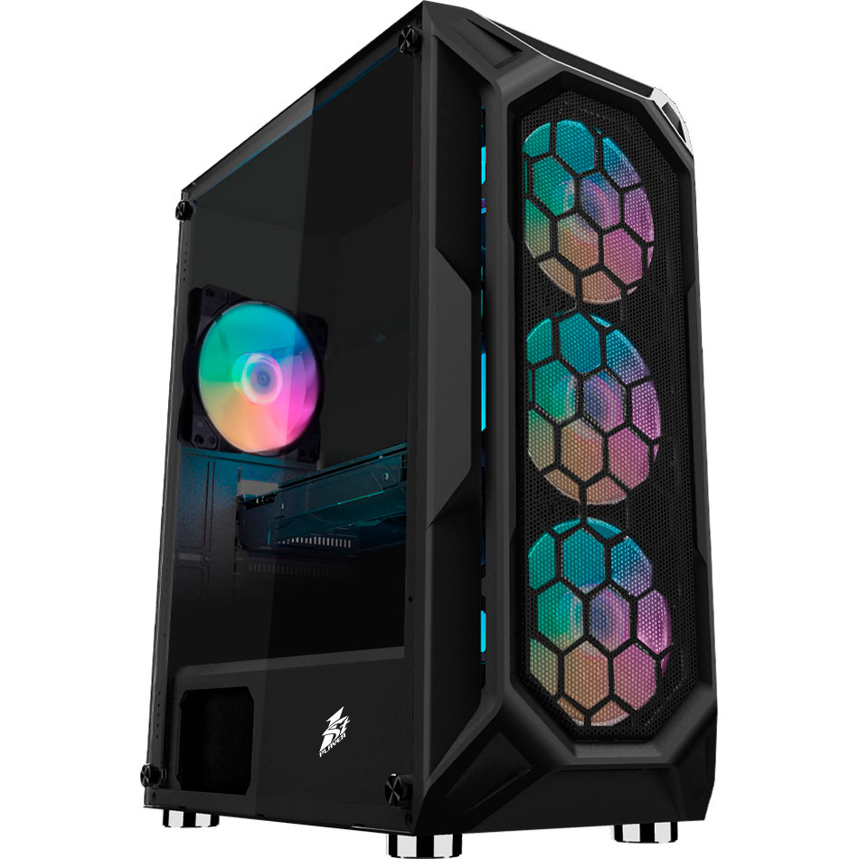 

Корпус 1stPlayer X6-3G6P-1G6 Black, X6-3G6P-1G6 Blackбез БЖ