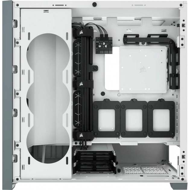 Внешний вид Корпус Corsair 5000D Airflow Tempered Glass White (CC-9011211-WW)