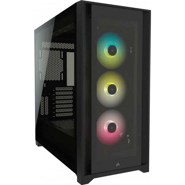 

Корпус CORSAIR iCUE 5000X RGB TG Black без БП (CC-9011212-WW), iCUE 5000X RGB TG Black (CC-9011212-WW) без БЖ