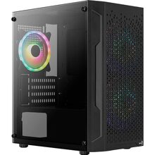 Корпус Aerocool Trinity Mini Tempered glass (Trinity Mini-G-BK-v2 Black)