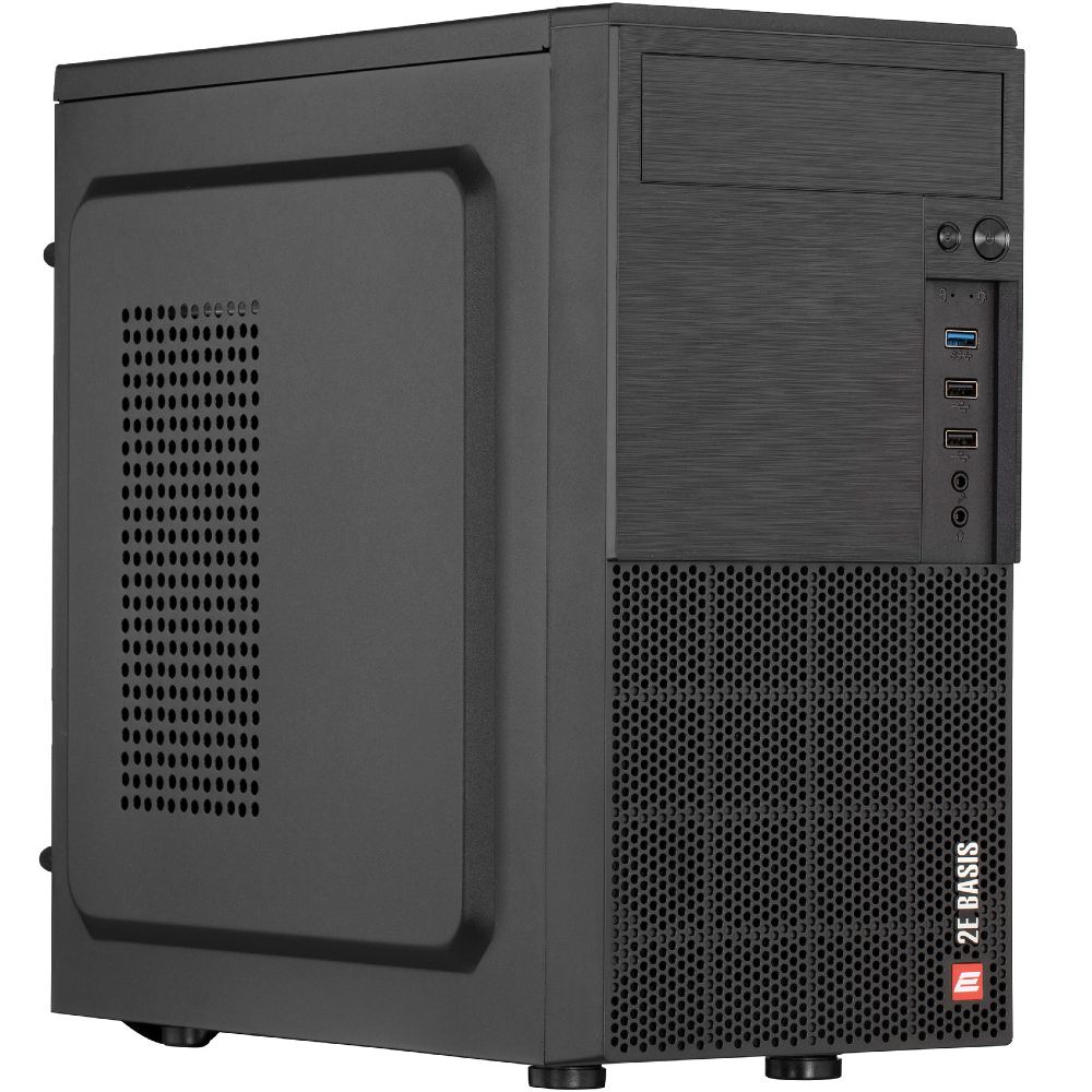 Корпус 2E BASIS з БП 2EATX400 MiniT Black (2E-RD8603U-400)