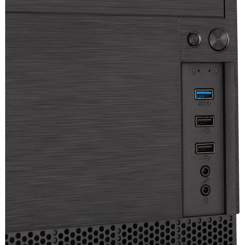 Зовнішній вигляд Корпус 2E BASIS з БП 2EATX400 MiniT Black (2E-RD8603U-400)
