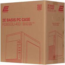 Корпус 2E BASIS з БП 2EATX400 MiniT Black (2E-RD8603U-400)