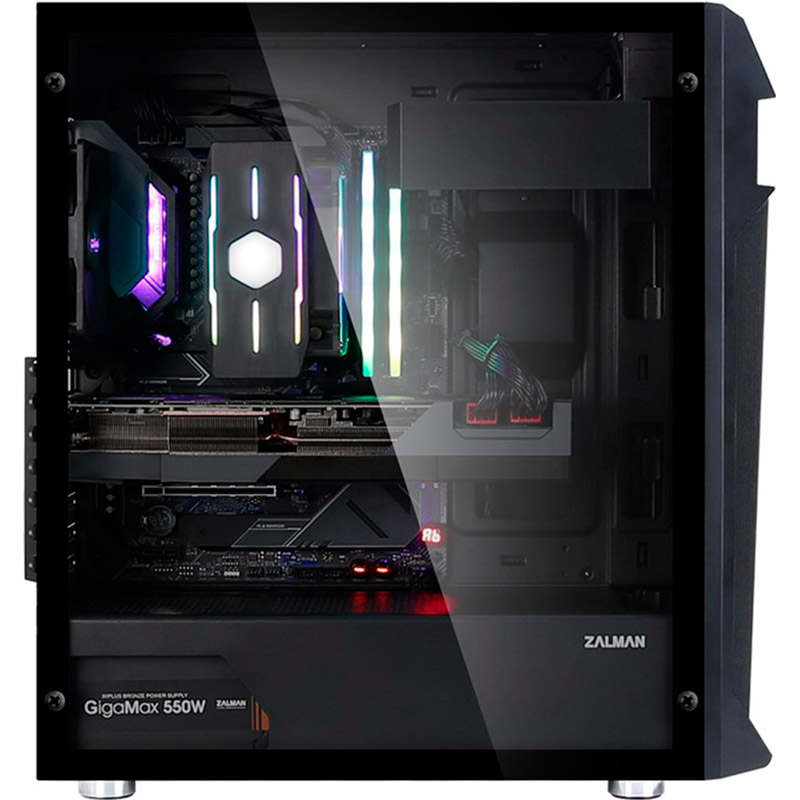 Корпус ZALMAN Z1 PLUS Black (Z1PLUS) Максимальная длина видеокарты 385