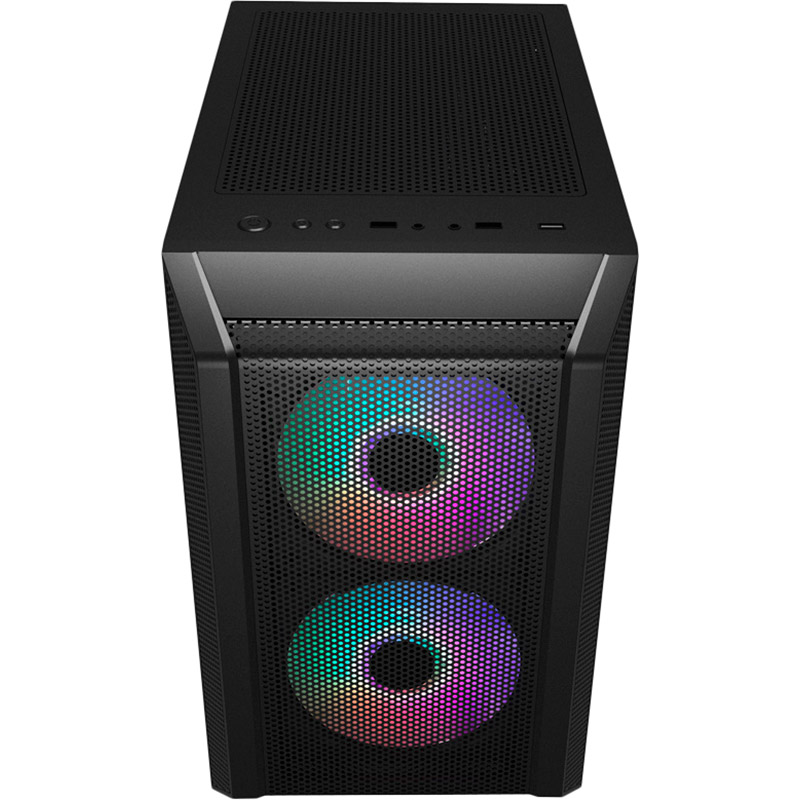 Корпус 1STPLAYER D3-3F2-PLUS Black Розмір материнської плати (макс.) micro-ATX