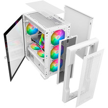 Корпус 1STPLAYER T3-4F1-W-WH White