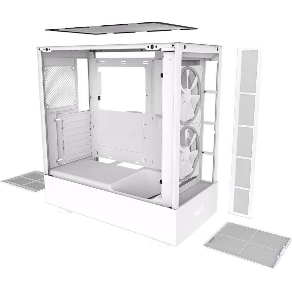 Корпус NZXT H5 Elite White (CC-H51EW-01) Максимальна довжина відеокарти 365