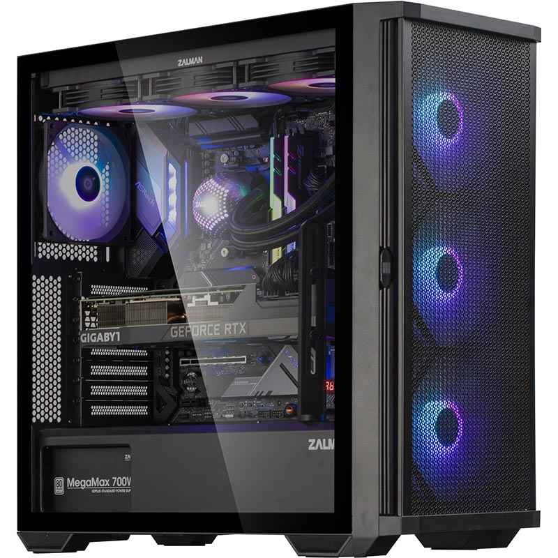 Корпус ZALMAN Z10 PLUS Black Размер материнской платы (макс.) ATX