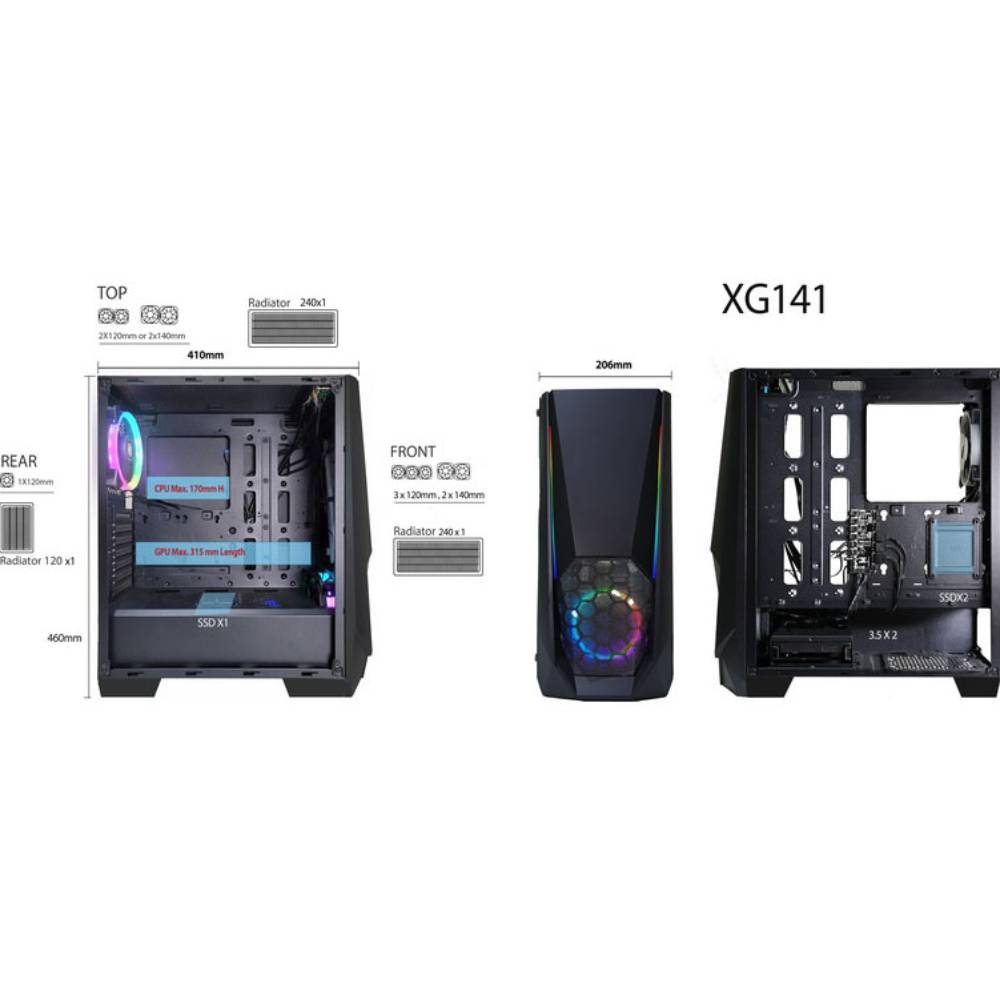 Изображение Корпус XILENCE XILENT BLAST ARGB (XG141_X505.ARGB)