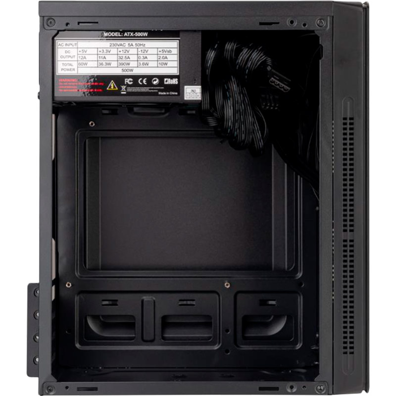 Корпус PROLOGIX E101 500W Black Размер материнской платы (макс.) micro-ATX