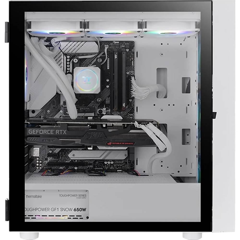 Внешний вид Корпус THERMALTAKE H570 TG ARGB Snow White (CA-1T9-00M6WN-01)