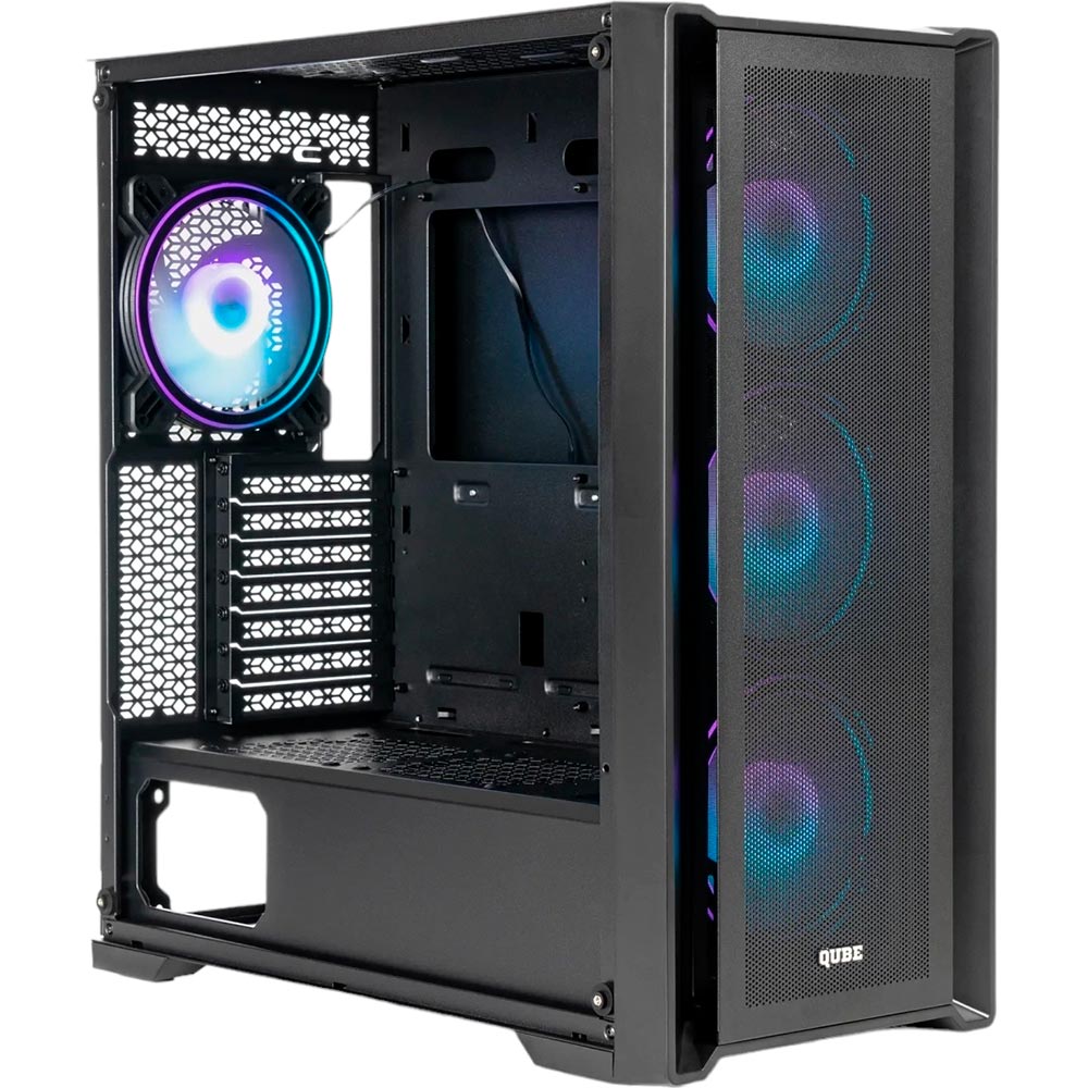 Корпус QUBE ARGON ARGB Black (ARGON_F1AU3) Тип Midi-Tower