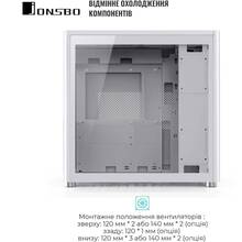 Корпус JONSBO D40 Aluminum White