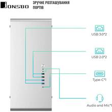 Корпус JONSBO UMX6SW Silver